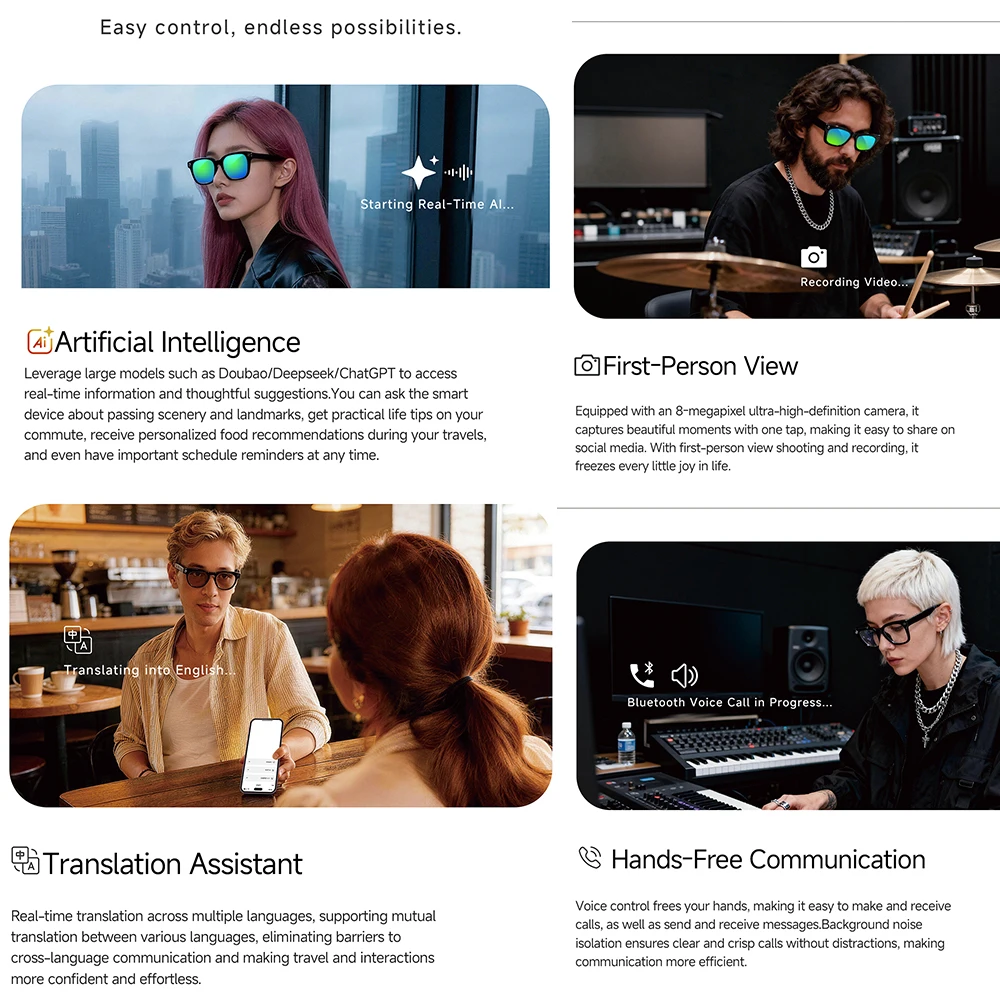 Occhiali Smart AI 2026 MT5-min - Photography Japanese recensione e prezzo